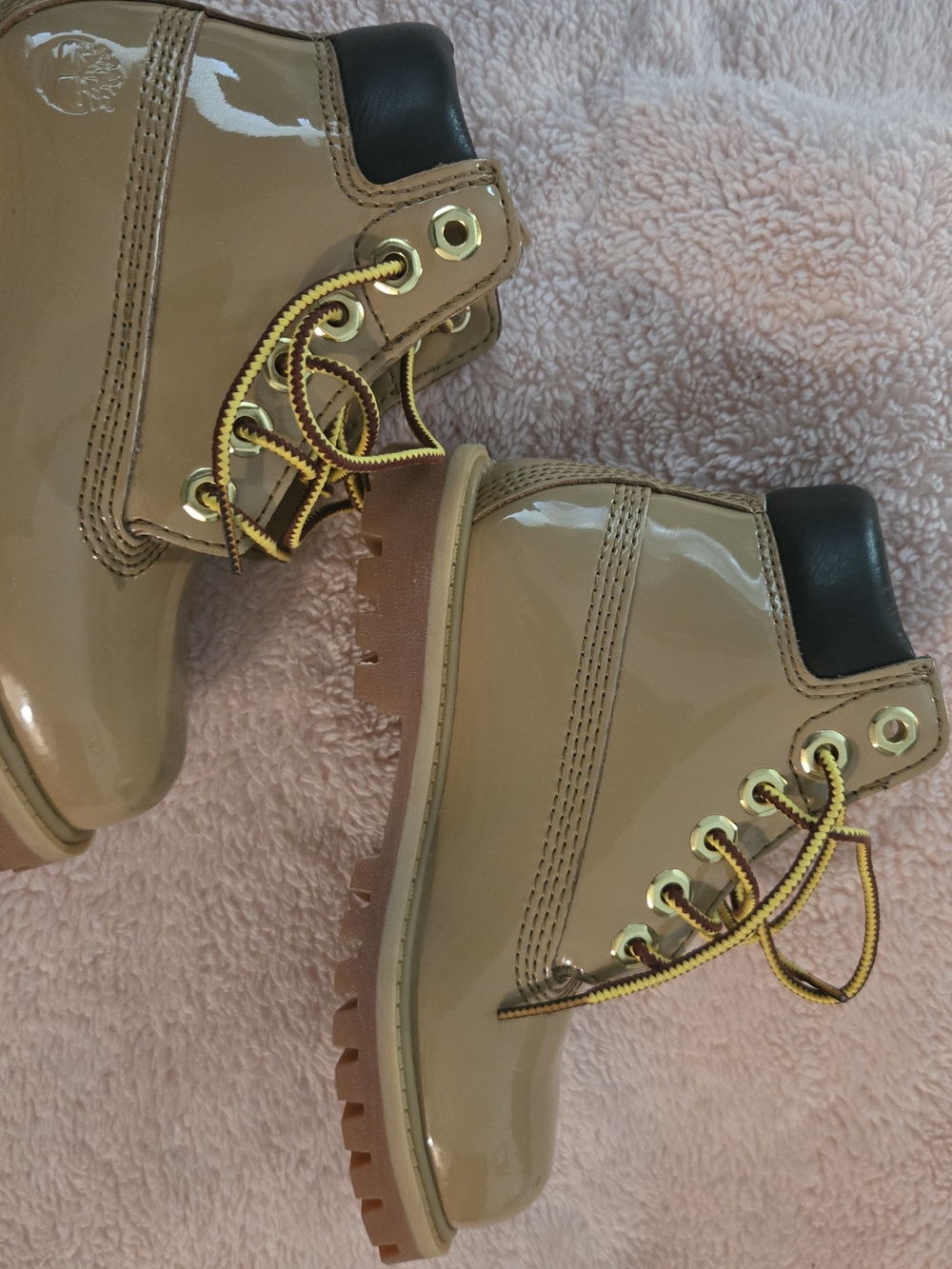 Timberland Premium 6" Waterproof Patent Leather Boots - Picture 3 of 4